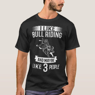 T-shirt Bulles de boucle de l'équitation Rodéo Cowboy méca