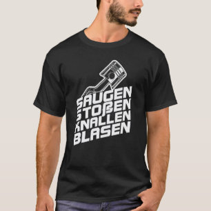 T-shirt Bulles de choc d'aspiration de garage pour mécanic