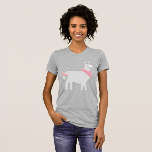 T-shirt Bulles de fête de l'alpaca mignon