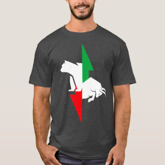 T-shirt Bulles et ours fx Forex marché stock avant