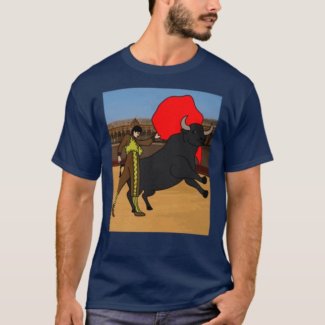 T-shirt Bullfight Torero Bull (Devant)