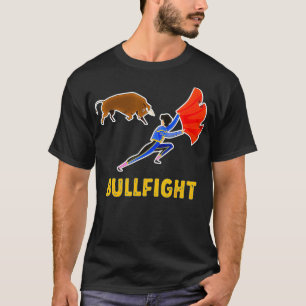 T-shirt Bullfight Torero Matador Cowboy Espagnol Sport 