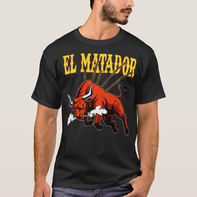 T-shirt Bullfighter El Matador Bull Torero (Devant)