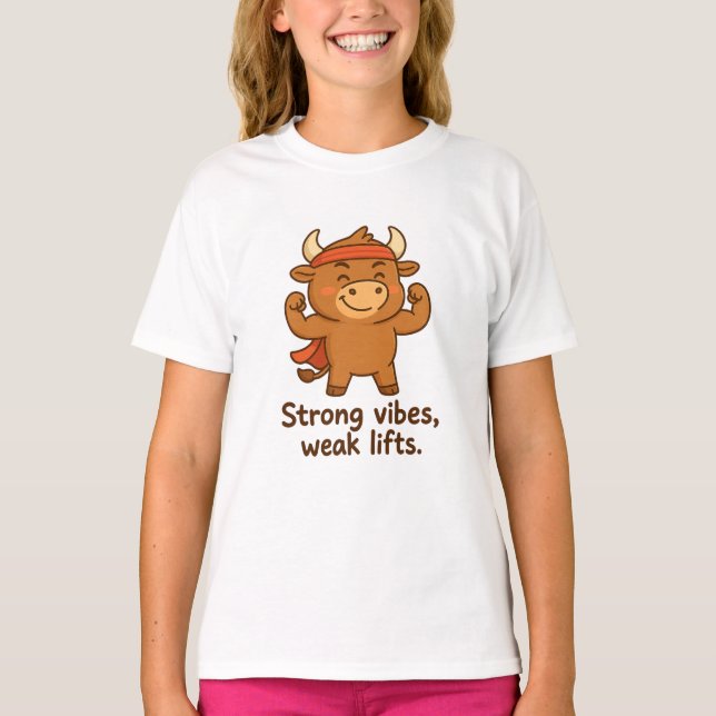 T-shirt Bullio® - Petits Muscles, Grande Confiance ! | Drô (Devant)
