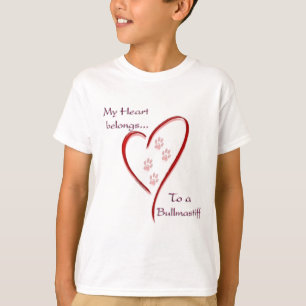 T-shirt Bullmastiff Coeur Appartient
