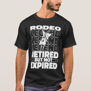 T-shirt Bullrider Retraité Riding Rodeo Bull