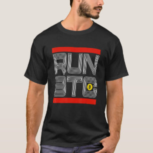 T-shirt Bullrun Btc Bitcoin Crypto Token Riche Blockchain 