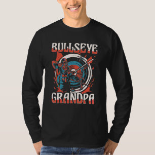 T-shirt Bullseye grand-père Bowman flèches arc-grand