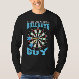 T-shirt Bullseye Guy Darts Dartboard Dart Player