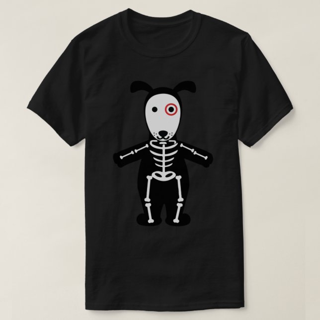 T-shirt Bullseye Membre de l'équipe Halloween Chien Funny (Design devant)