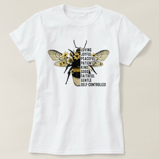 T-shirt Bumble Bee, Bee Day Shirt, Beekeeper, Bee Kind (Design devant)