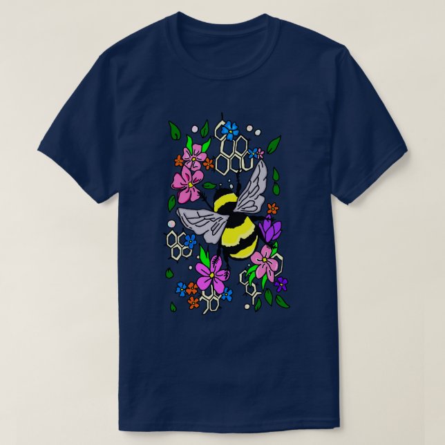 T-shirt Bumble Bee Love (Design devant)