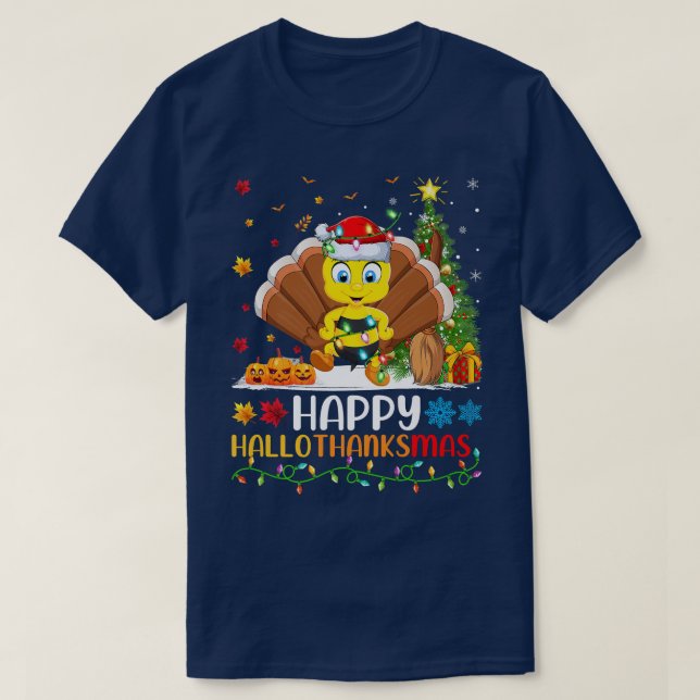 T-shirt Bumble Bee Lover Funny Happy Bumble Bee HelloMerci (Design devant)
