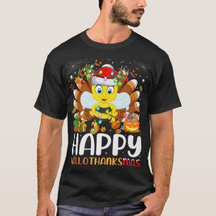 T-shirt Bumble Bee Lover Halloween Noël Happy Halloth