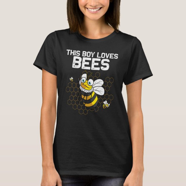 T-shirt Bumblebee For Boys Kids Beekeeper Honey Bee (Devant)