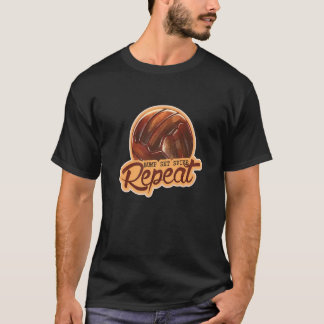 T-shirt Bump Set Spike Répéter Volleyball