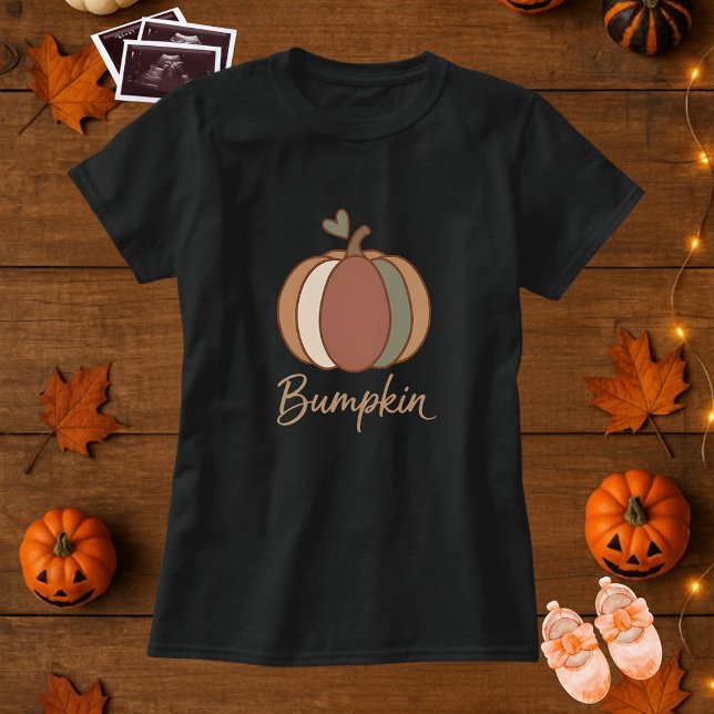 T-shirt Bumpkin mignonne Grossesse Halloween (Créateur téléchargé)