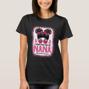 T-shirt Bun Je Porte Le Rose Pour Mes Prix Du Cancer Du Se