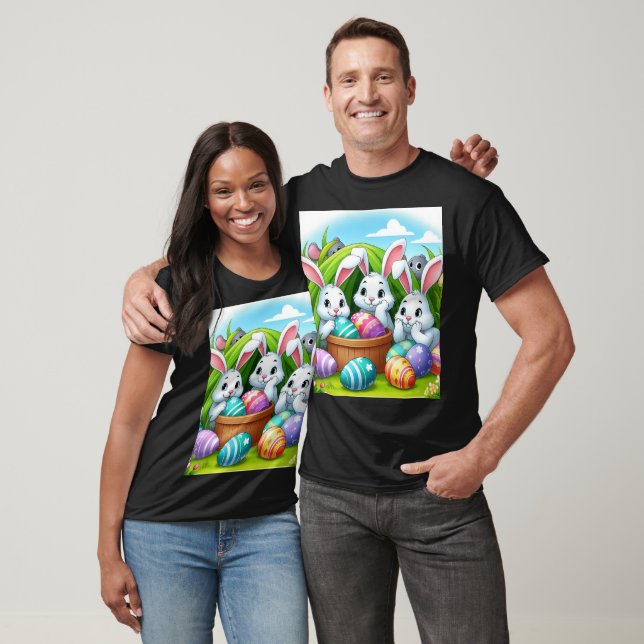 T-shirt Bunch de Baby shower Bunnies (Unisexe)