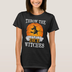 T-shirt Bunco Jouer Dice sorcières Bunco Jeu Halloween