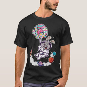 T-shirt Bunny Astronaut Pâques Jour mignonne Space Rabbit 