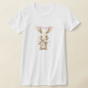 T-shirt Bunny Baby shower C'est une fille