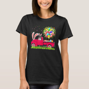 T-shirt Bunny Boston Terrier Joyeux Oeufs de Pâques Arbre