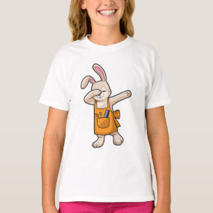 T-shirt Bunny comme coiffeur avec peigne et ciseaux
