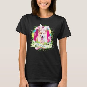T-shirt Bunny Corgi Dog Happy Easter Day Egg