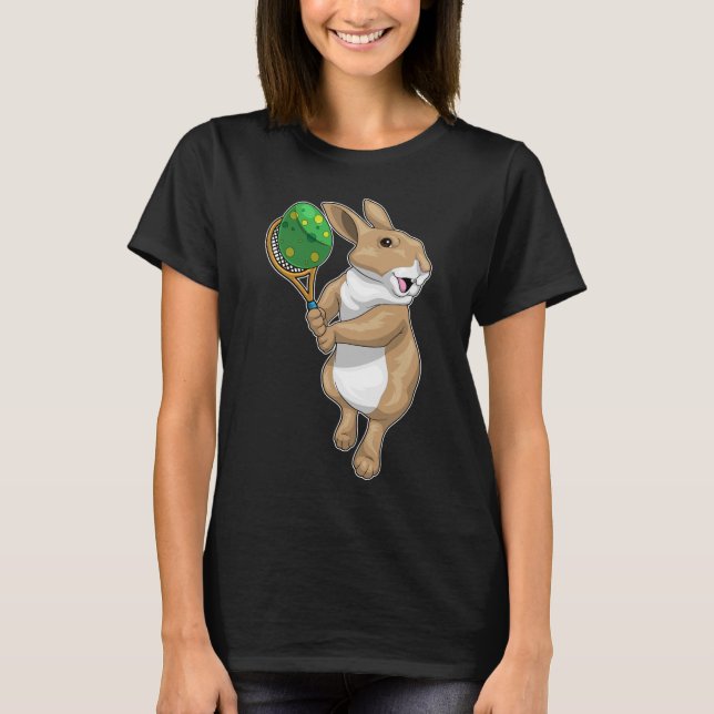T-shirt Bunny de Pâques Pâques Oeuf de Pâques Tennis (Devant)