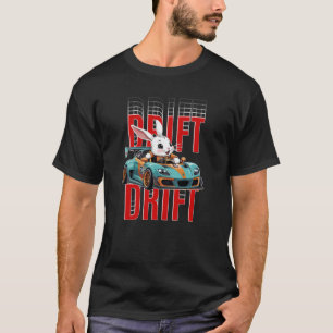 T-shirt Bunny, Drift Car Racer