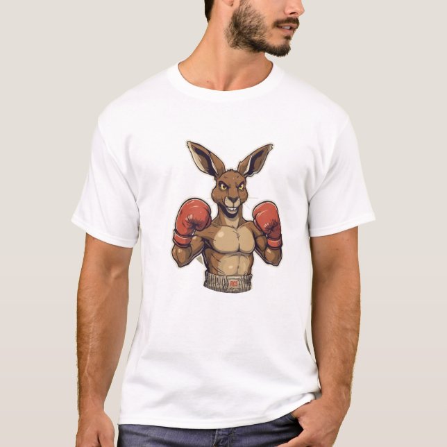 T-shirt Bunny en boîte à Fierce : Prêt à rougir! (Devant)