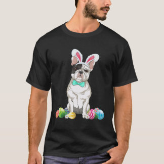 T-shirt Bunny French Bulldog Easter Happy Easter Dog