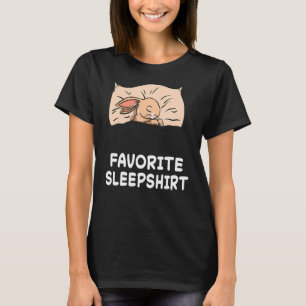 T-shirt Bunny Hare Bunnies Nap Sommeil dormant Pyjama nuit