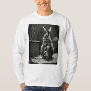 T-shirt Bunny Jouer une guitare