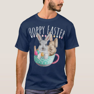T-shirt Bunny lapin de Pâques Hoppy Bunny Bunny Bunnies de