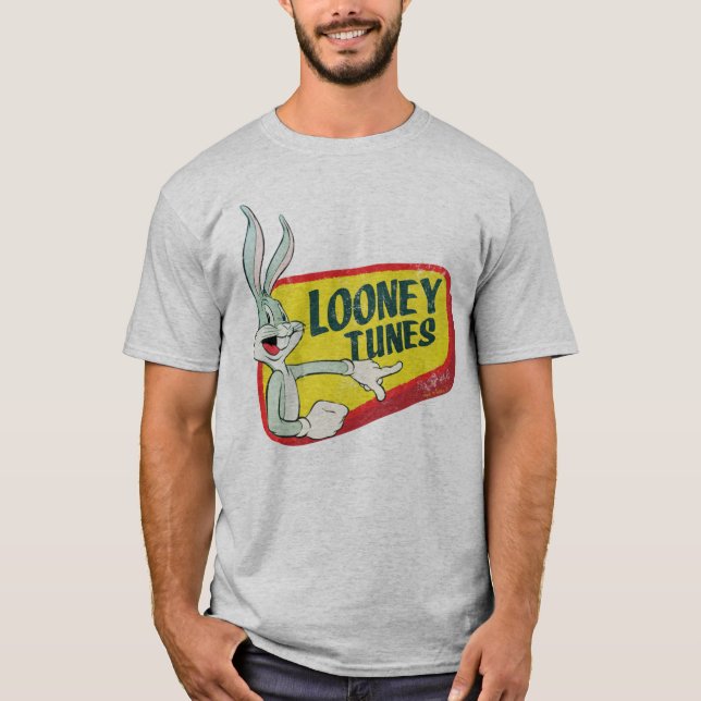 T-shirt BUNNY™ LOONEY TUNES™ Correctif rétro (Devant)