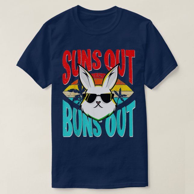 T-shirt Bunny Lover Suns Out Buns (Design devant)