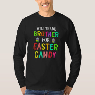T-shirt Bunny Pâques Fera Le Fraternité Pour Pâques Candy