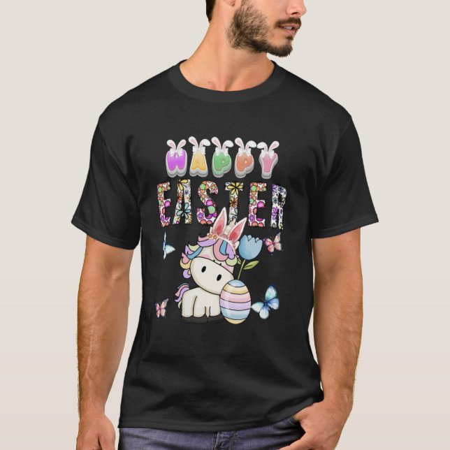 T-shirt Bunny Pastel Printemps Chasse Rabbit Joyeux jour d (Devant)