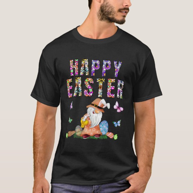 T-shirt Bunny Pastel Spring Hunt Eggs Rabbit Happy Easter  (Devant)