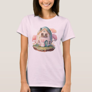 T-shirt Bunny Rose & Oeuf Formé Maison Kawaii Style