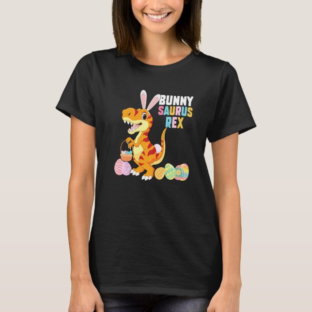 T-shirt Bunny Saurus Rex Pâques (Devant)