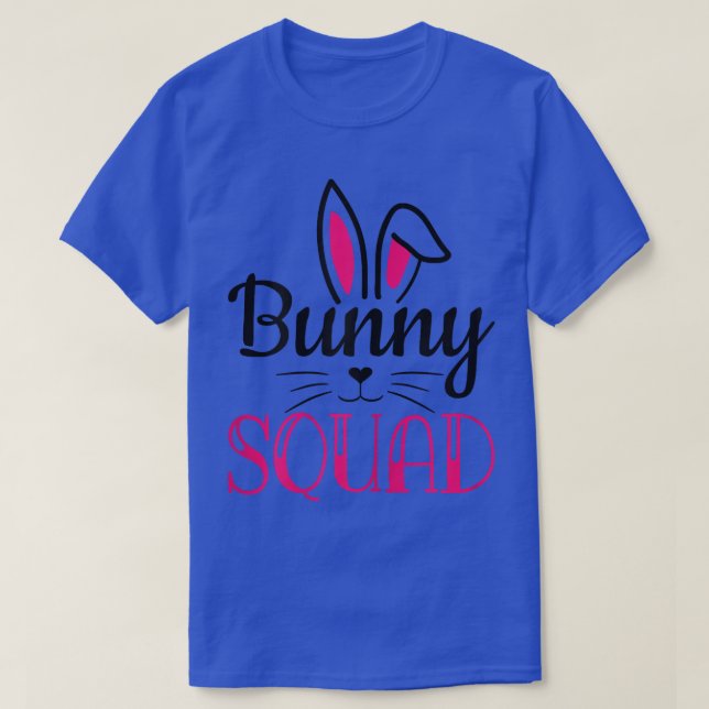 T-shirt Bunny Squad Bunny Bunny de Pâques Petites filles D (Design devant)