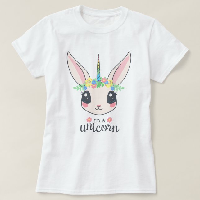T-shirt Bunny Unicorn (Design devant)