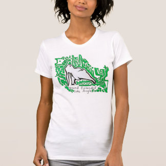 T-shirt Bunnyoga - Angle latéral allongé lié