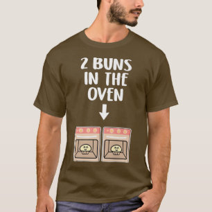 T-shirt Buns Dans Le Four Twins Grossesse Faire-part Gend
