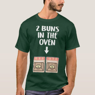 T-shirt Buns Dans Le Four Twins Grossesse Faire-part Gend