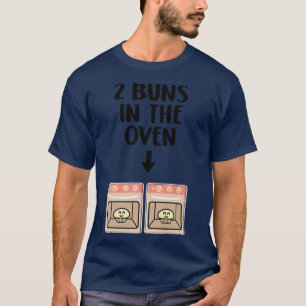 T-shirt Buns Dans Le Four Twins Grossesse Faire-part Gend