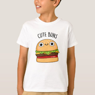 T-shirt Buns mignons Burger Pun